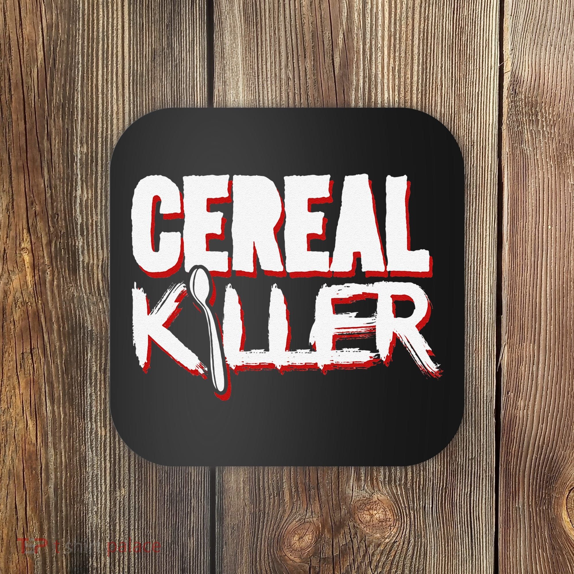 Cereal Killer Funny Halloween Costume Coaster