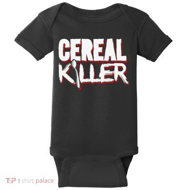 Cereal Killer Funny Halloween Costume Baby Bodysuit