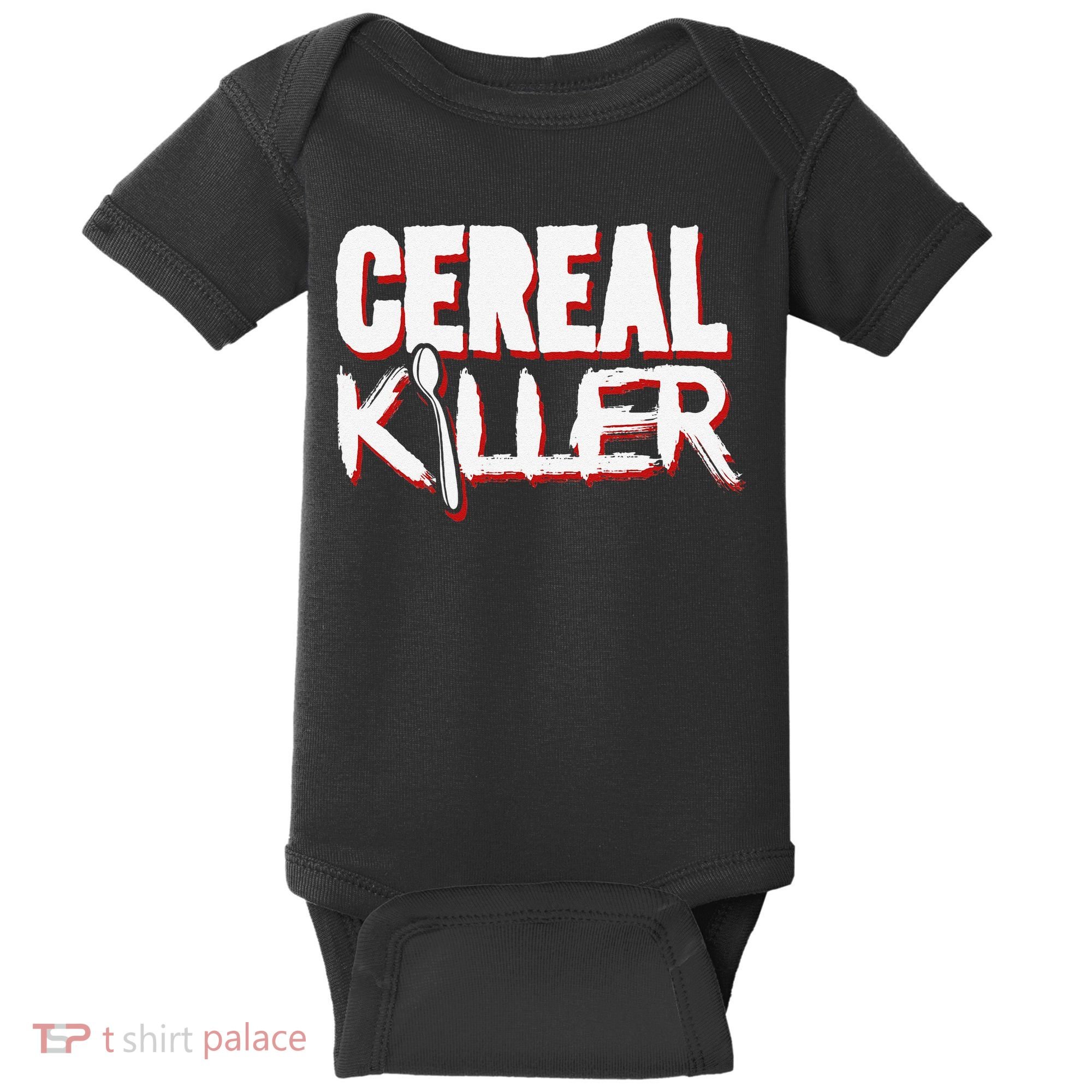 Cereal Killer Funny Halloween Costume Baby Bodysuit