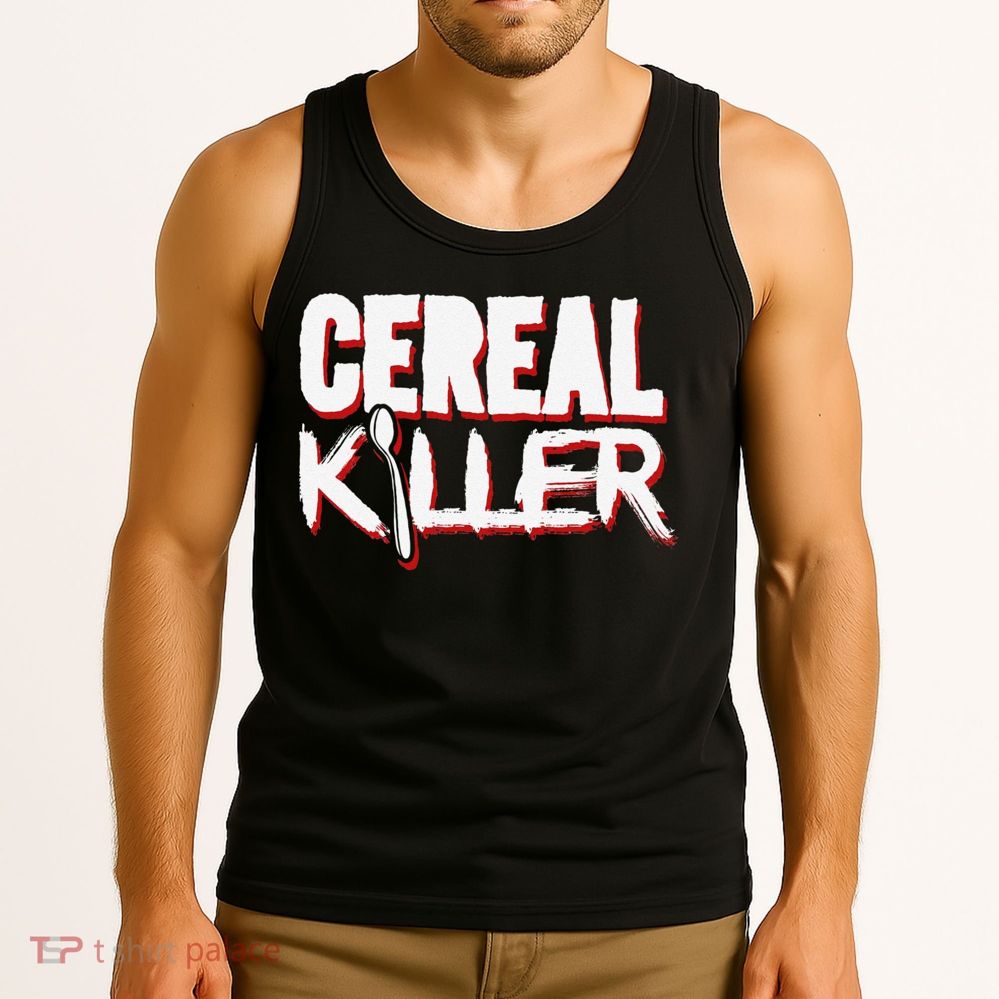 Cereal Killer Funny Halloween Costume Tank Top