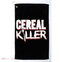 Cereal Killer Funny Halloween Costume Golf Towel thumb 0