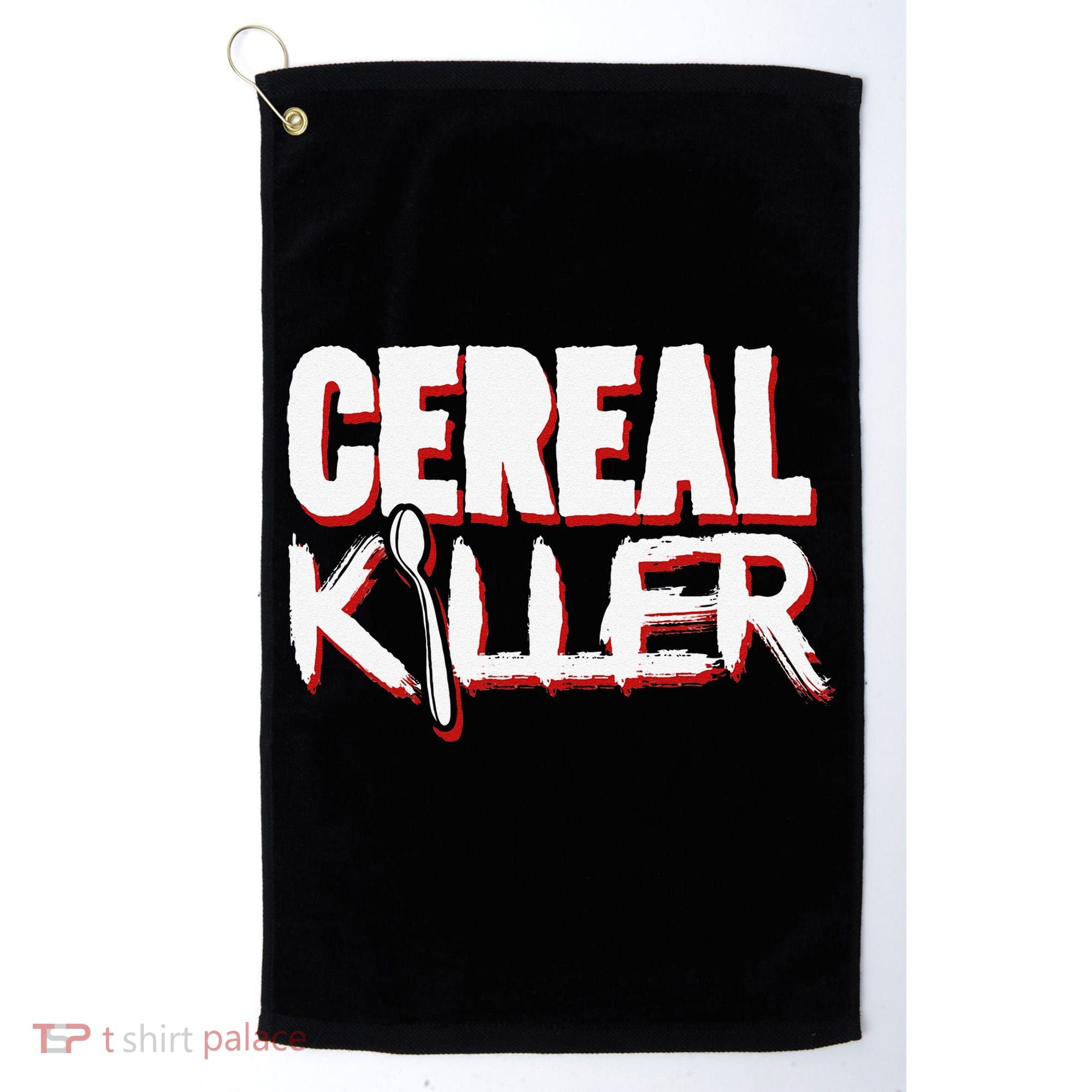 Cereal Killer Funny Halloween Costume Golf Towel