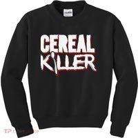 Cereal Killer Funny Halloween Costume Kids Sweatshirt thumb 0