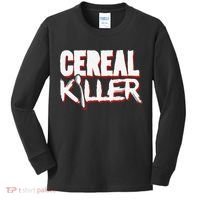 Cereal Killer Funny Halloween Costume Kids Long Sleeve Shirt thumb 0