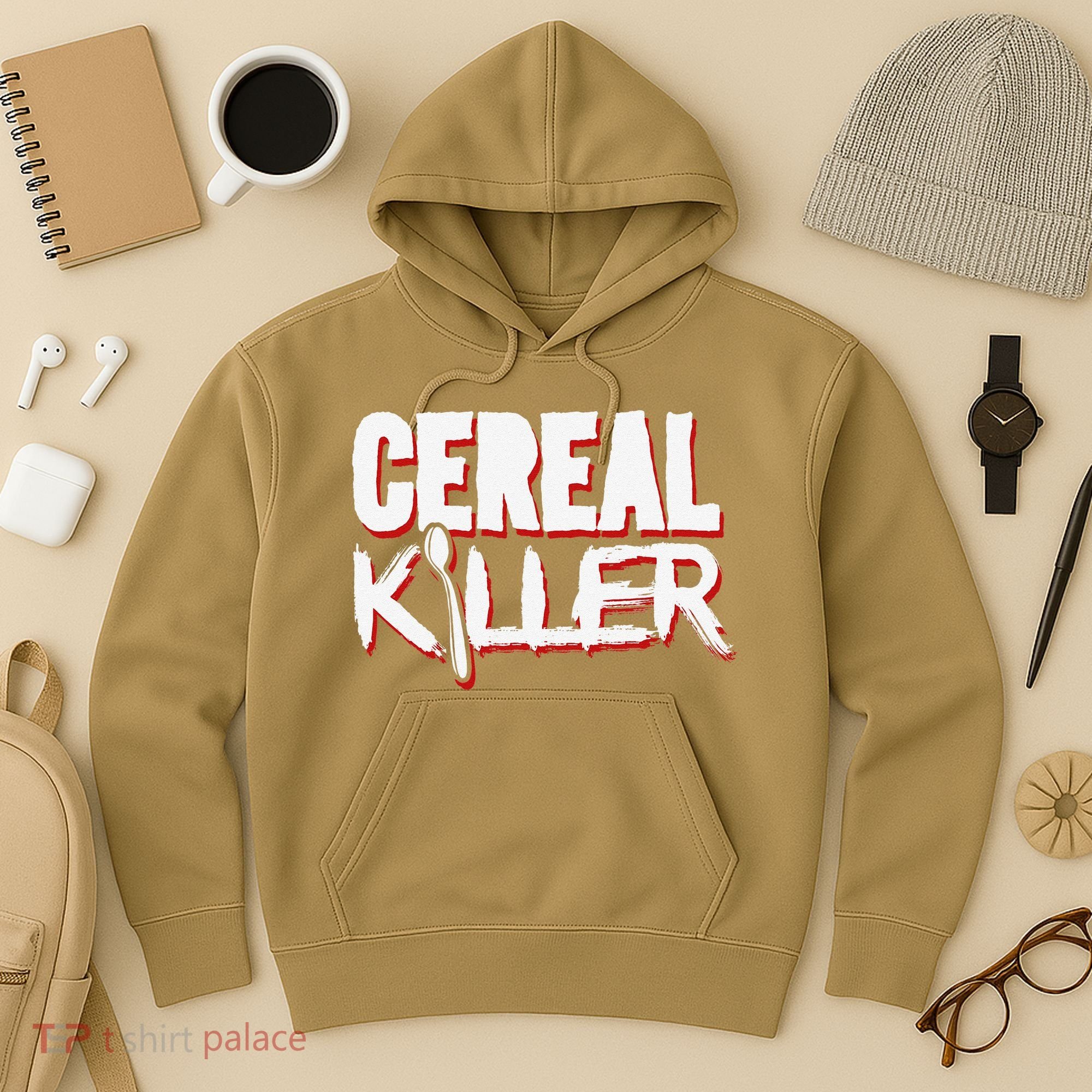 Cereal Killer Funny Halloween Costume Hoodie