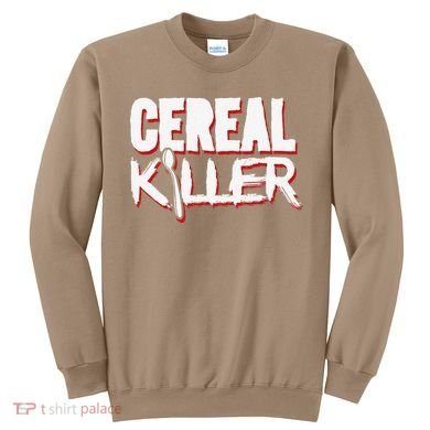 Cereal Killer Funny Halloween Costume Sweatshirt