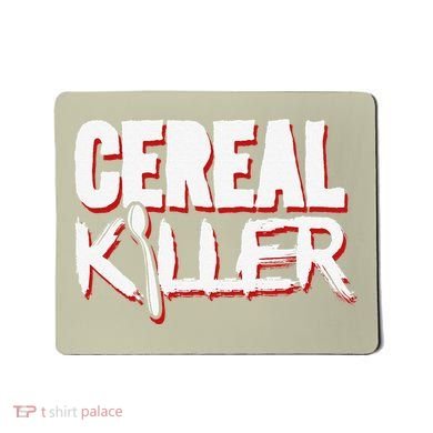 Cereal Killer Funny Halloween Costume Mousepad