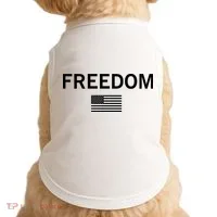 Charlie Kirk Freedom Doggie Tank thumb 0
