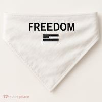 Charlie Kirk Freedom USA-Made Doggie Bandana thumb 0