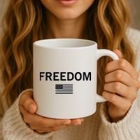 Charlie Kirk Freedom Coffee Mug thumb 3