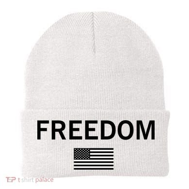Charlie Kirk Freedom Beanie