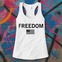 Charlie Kirk Freedom Women's Tank Top thumb 3