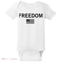 Charlie Kirk Freedom Baby Bodysuit thumb 0