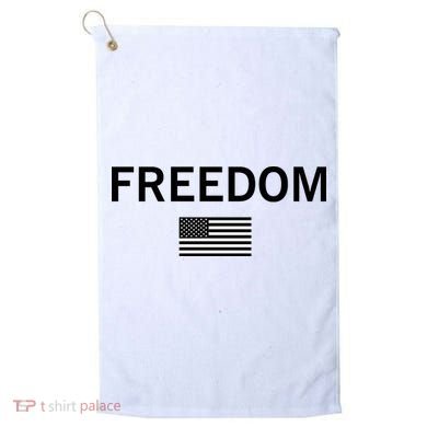 Charlie Kirk Freedom Golf Towel