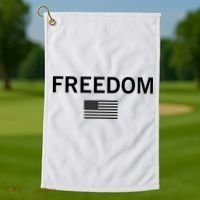 Charlie Kirk Freedom Golf Towel thumb 1