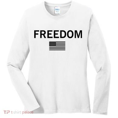 Charlie Kirk Freedom Women's Long Sleeve Shirt