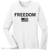 Charlie Kirk Freedom Women's Long Sleeve Shirt thumb 0