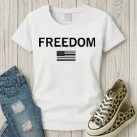 Charlie Kirk Freedom Women's T-Shirt thumb 3