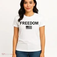 Charlie Kirk Freedom Women's T-Shirt thumb 4