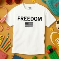 Charlie Kirk Freedom Kids T-Shirt thumb 3