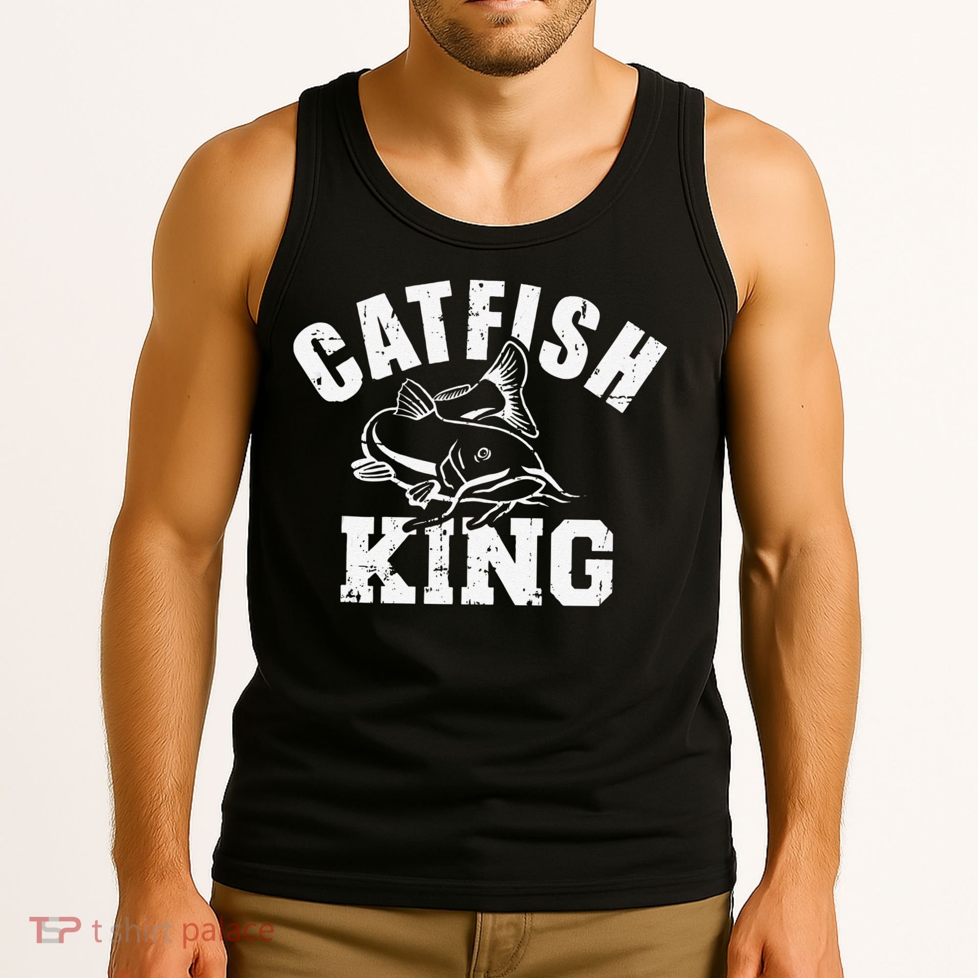 Catfish King Fishing Tank Top