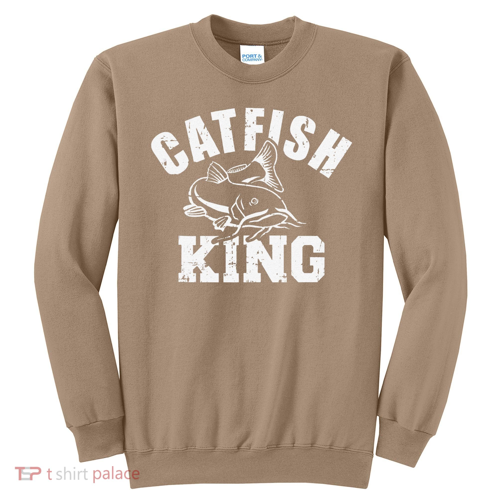 Catfish King Fishing Sweatshirt