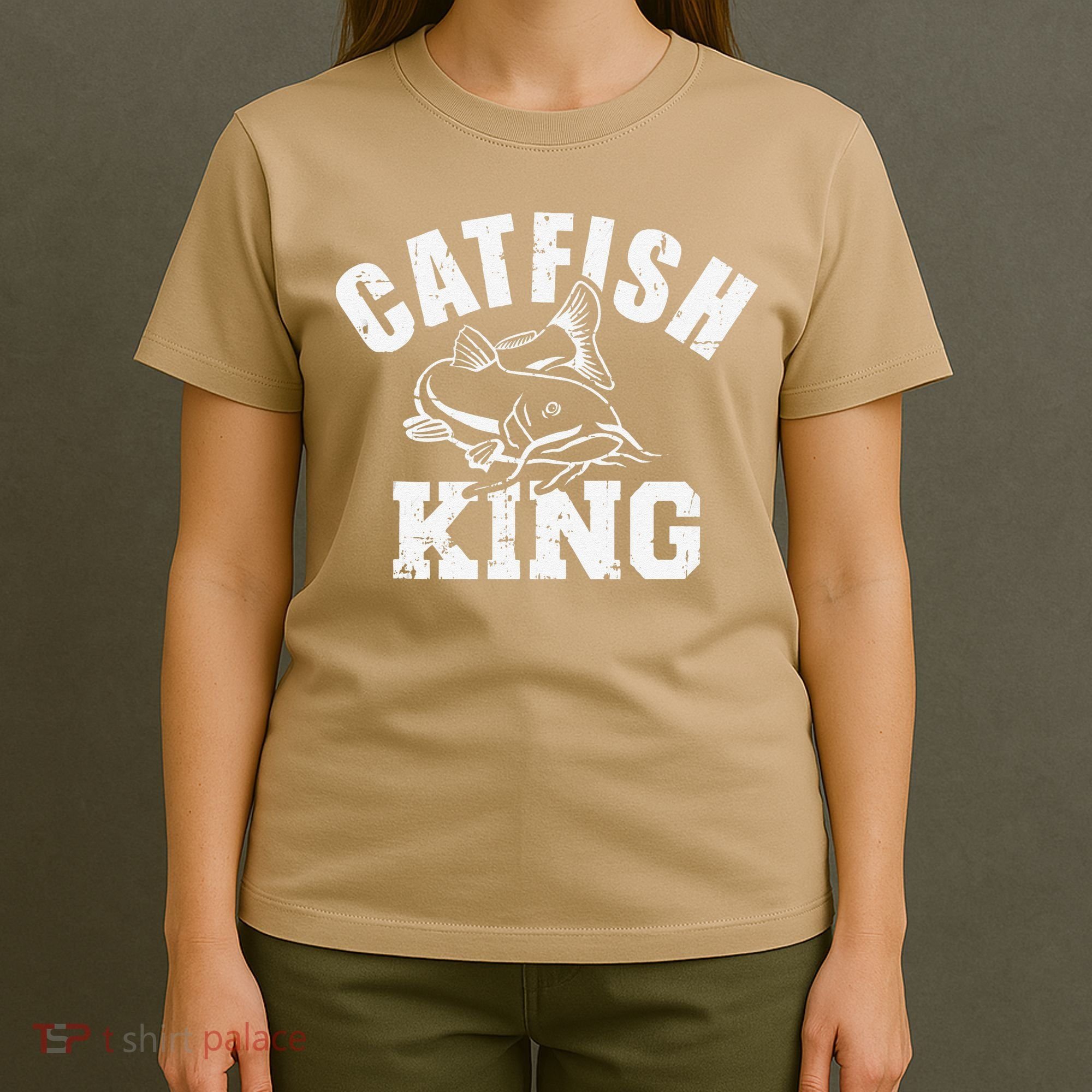 Catfish King Fishing T-Shirt