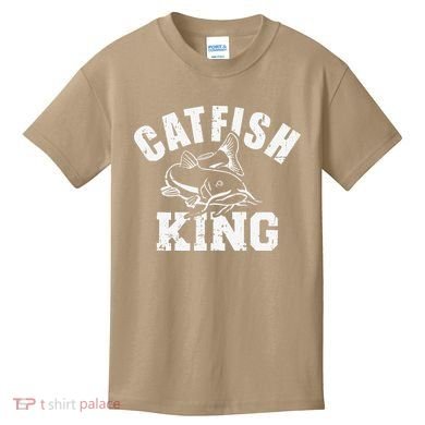 Catfish King Fishing Kids T-Shirt