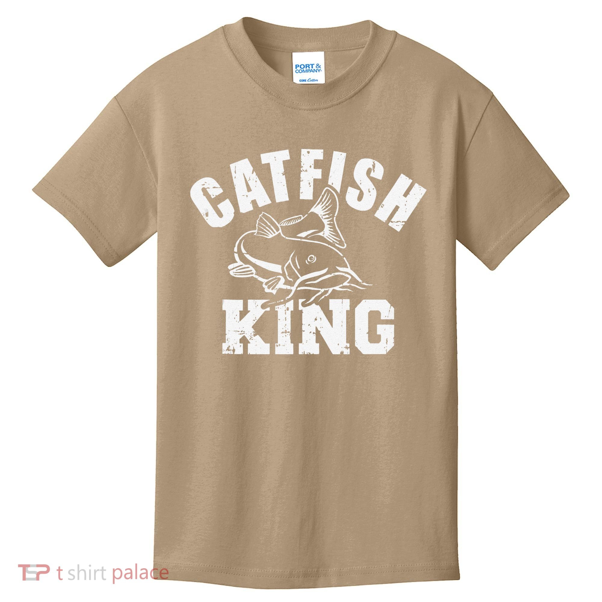 Catfish King Fishing Kids T-Shirt