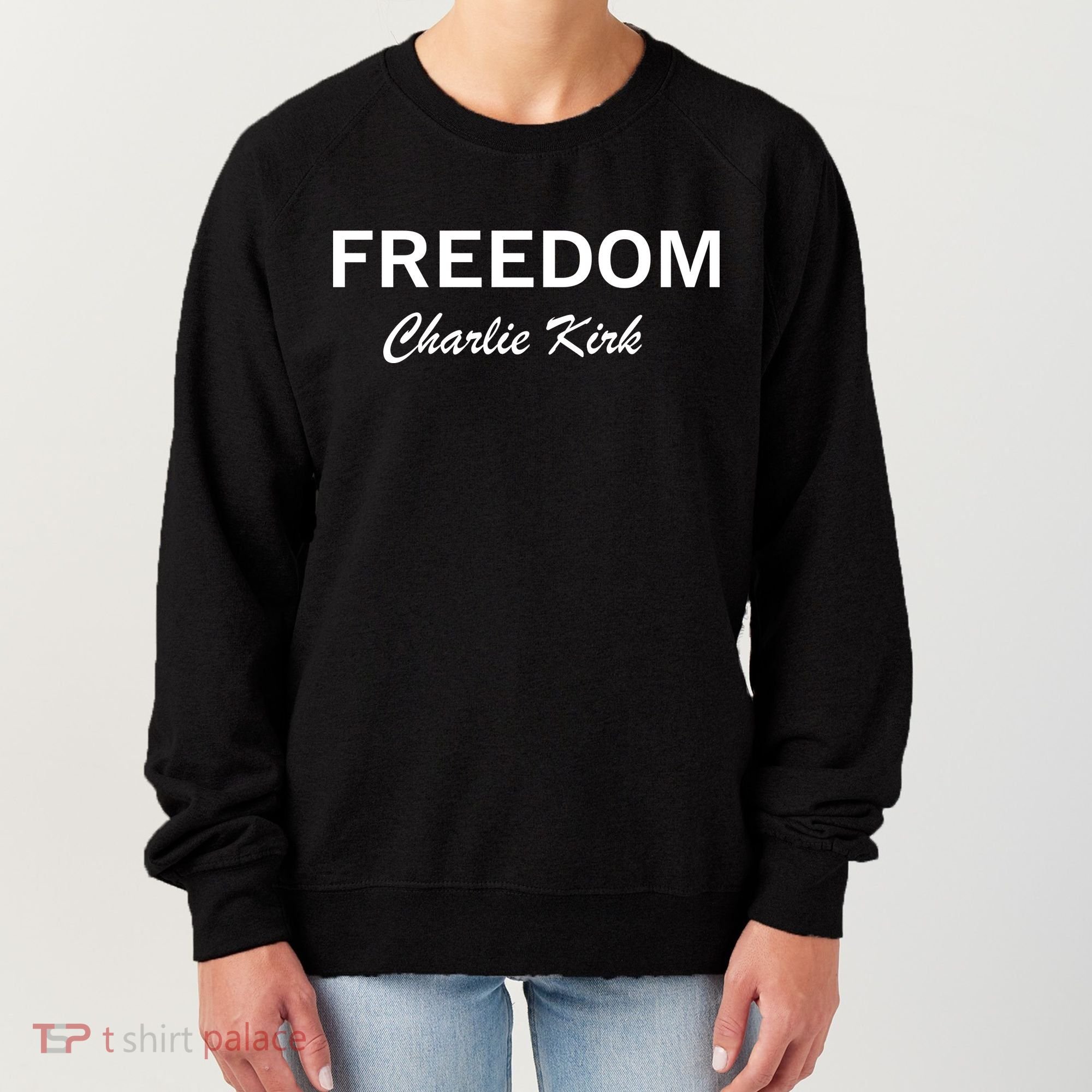 Charlie Kirk Freedom Memorial Support Women's Sweatshirt