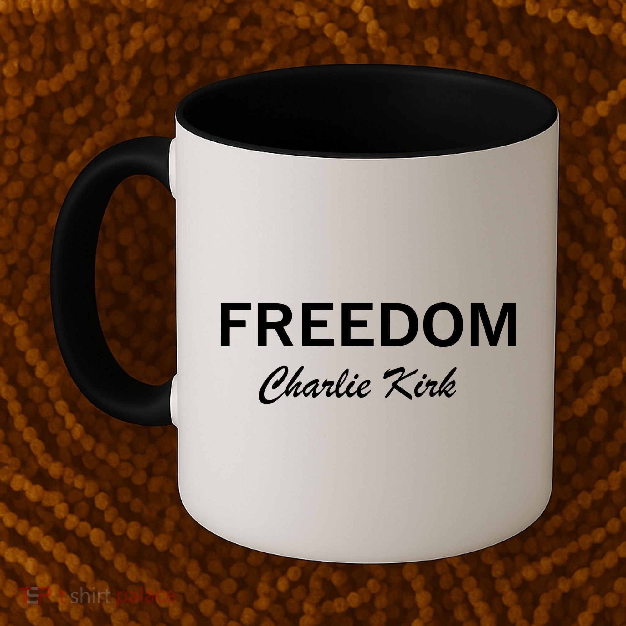 Charlie Kirk Freedom Memorial Support Coffee Mug