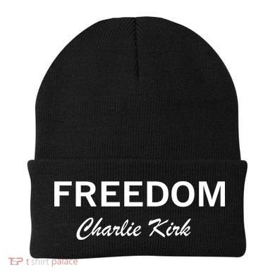 Charlie Kirk Freedom Memorial Support Beanie