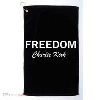 Charlie Kirk Freedom Memorial Support Golf Towel thumb 0