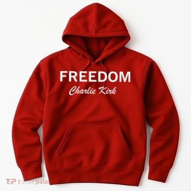 Charlie Kirk Freedom Memorial Support Hoodie