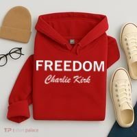 Charlie Kirk Freedom Memorial Support Hoodie thumb 4