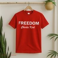 Charlie Kirk Freedom Memorial Support T-Shirt thumb 2