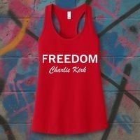Charlie Kirk Freedom Memorial Support Women's Tank Top thumb 3