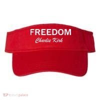 Charlie Kirk Freedom Memorial Support Visor thumb 0