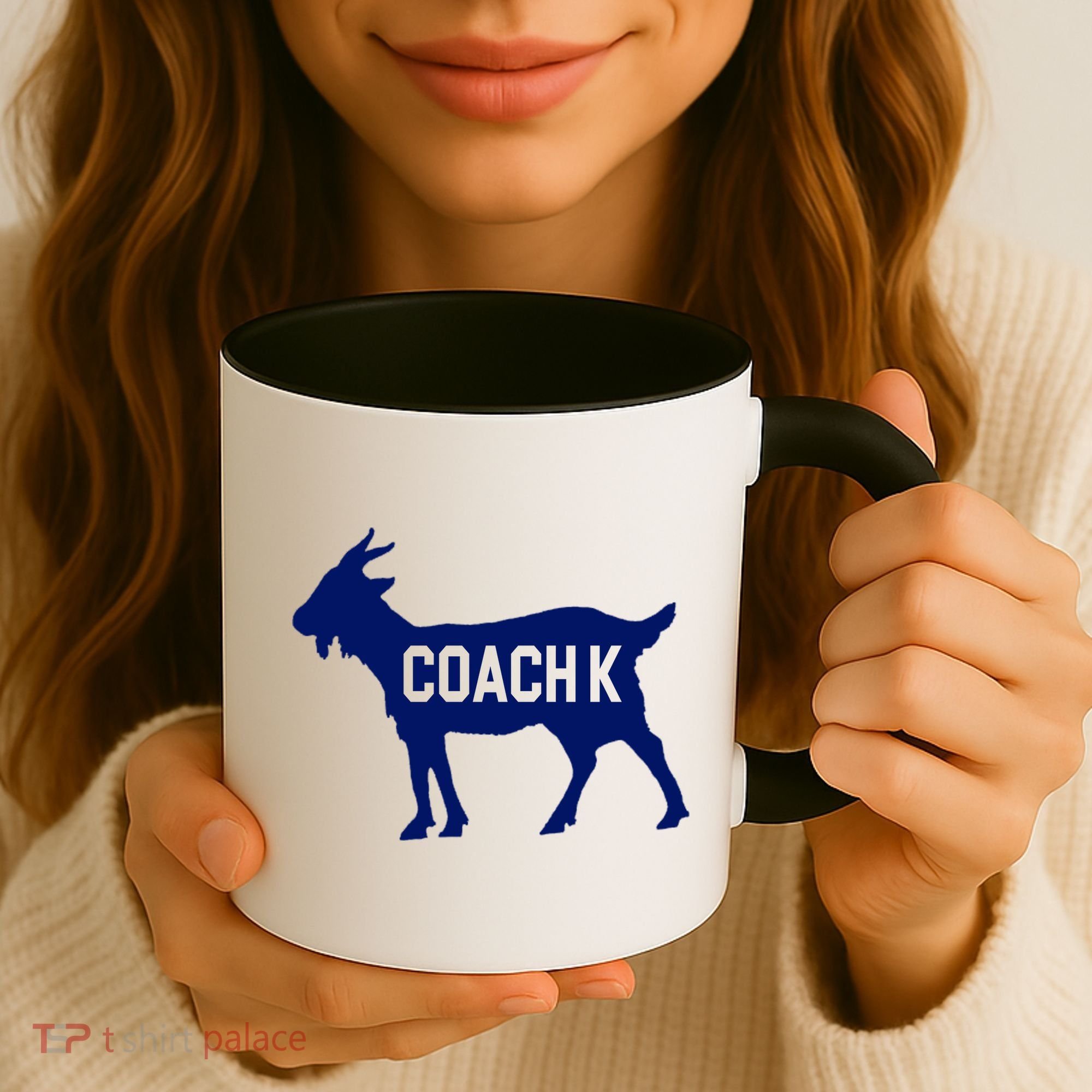 Coach K Goat Coffee Mug