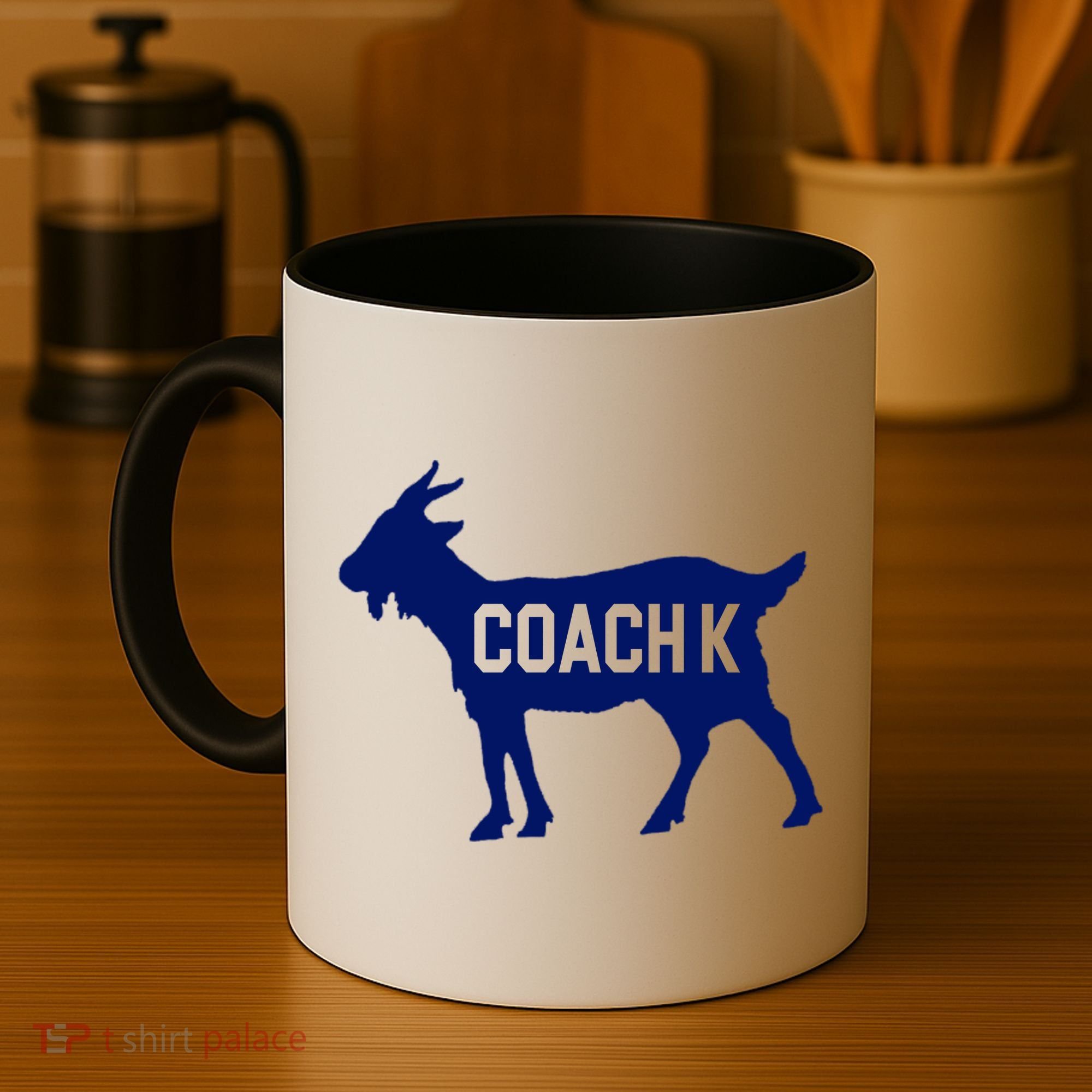 Coach K Goat Coffee Mug