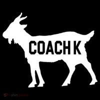 Coach K Goat Ornament thumb 1