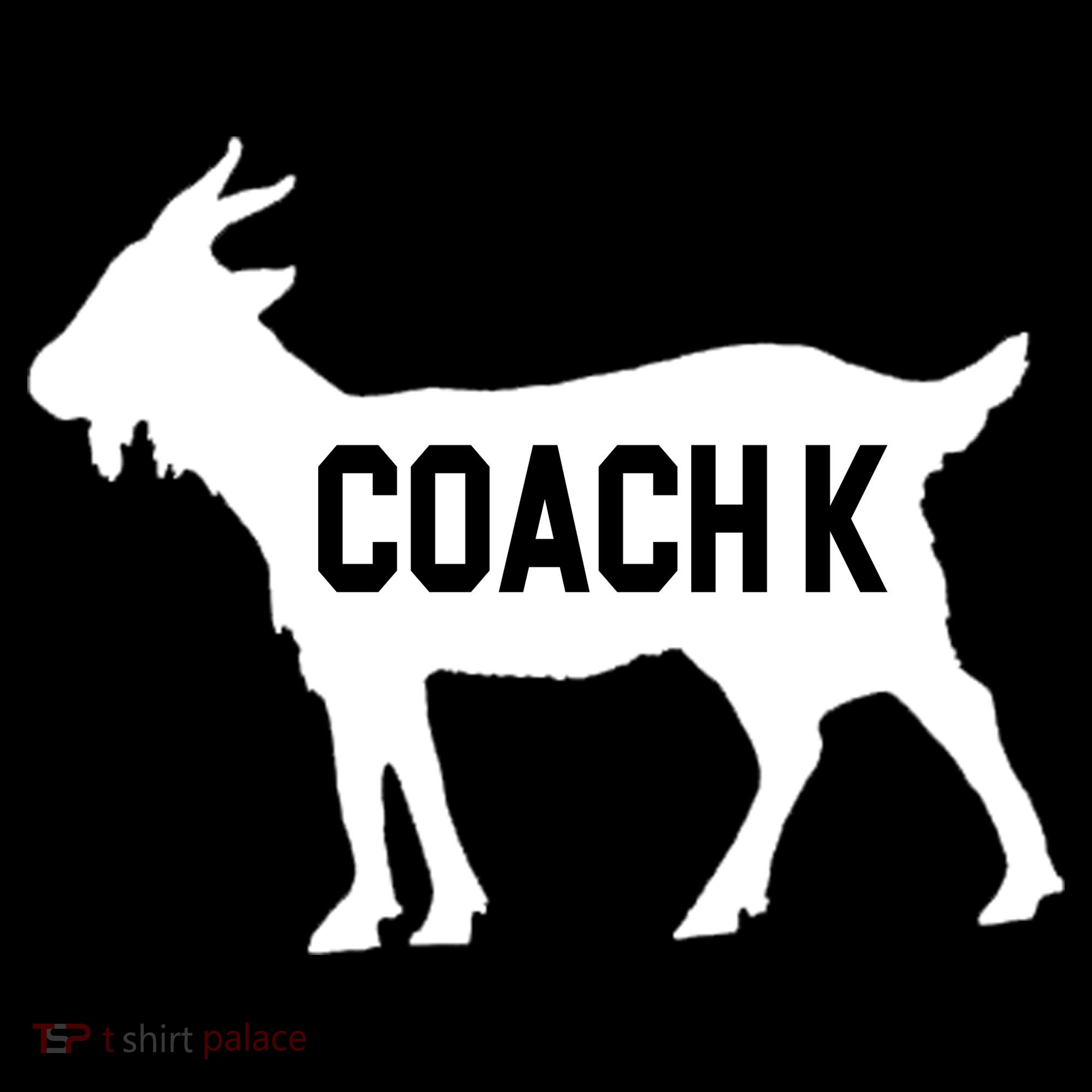 Coach K Goat Ornament