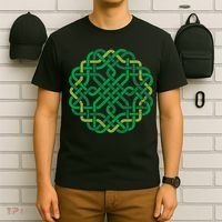 Celtic Knot Gaelic Knotwork St Patrick's Day T-Shirt thumb 6