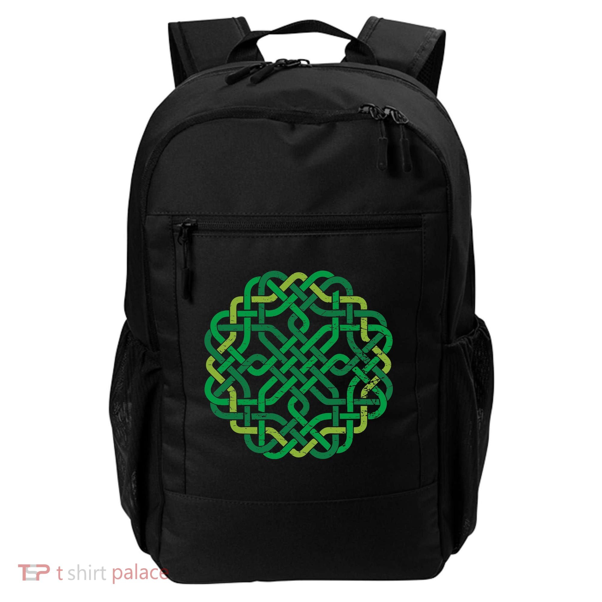 Celtic Knot Gaelic Knotwork St Patrick's Day Backpack