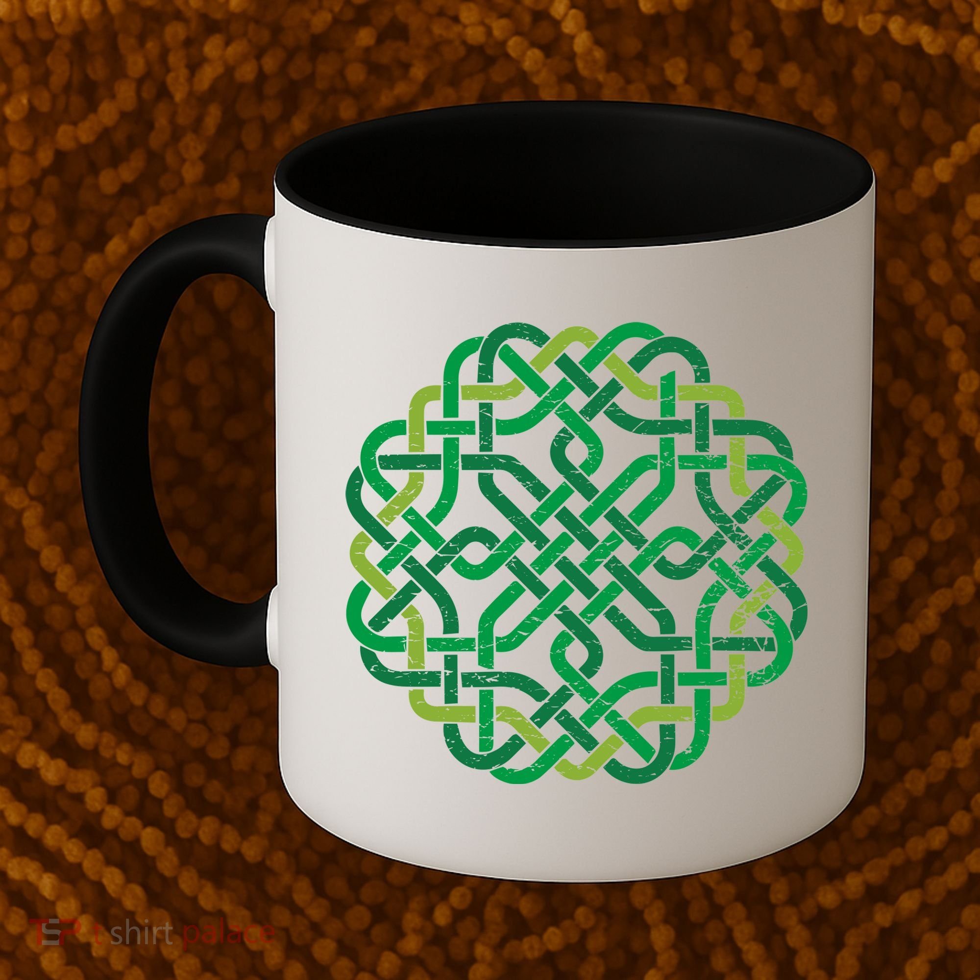 Celtic Knot Gaelic Knotwork St Patrick's Day Coffee Mug