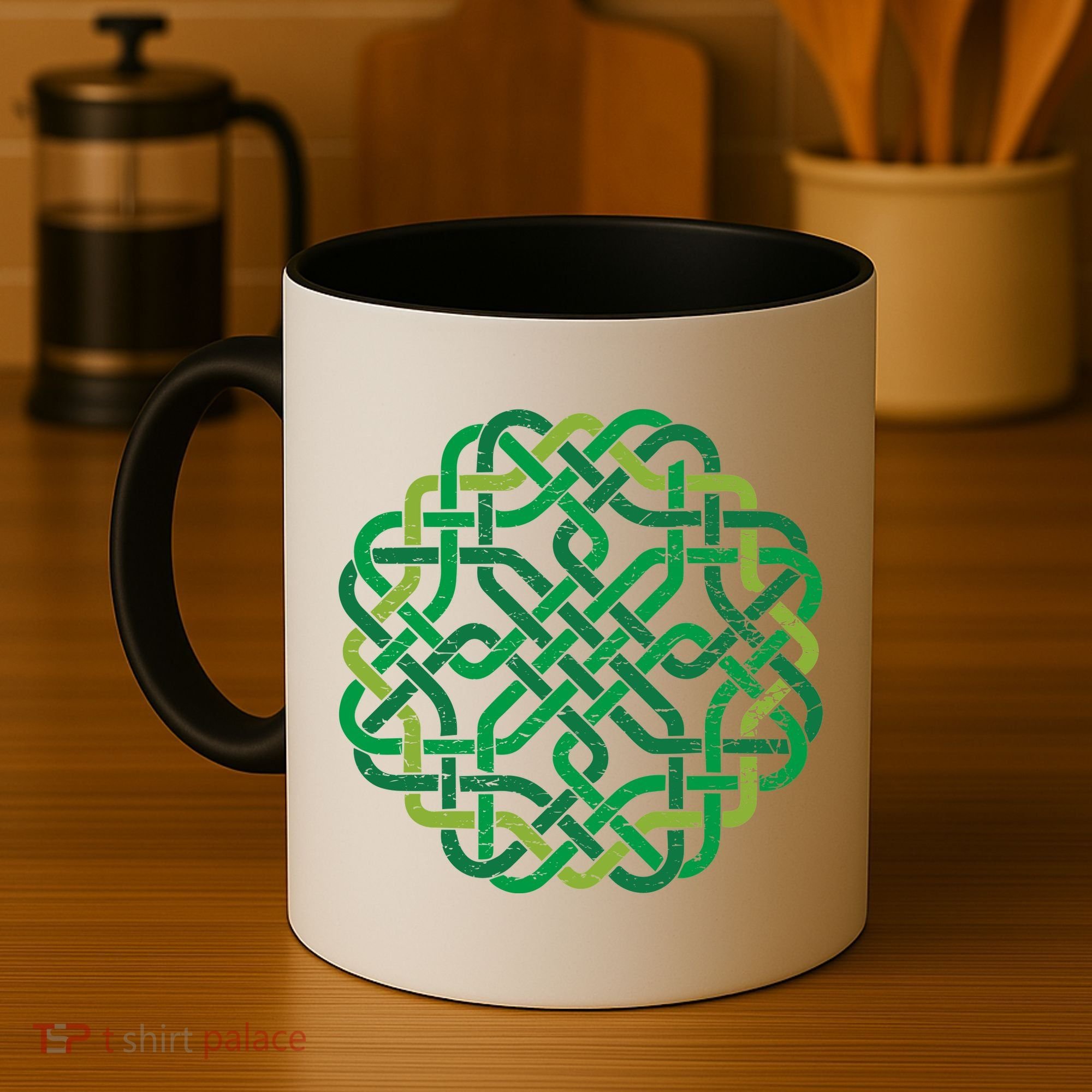 Celtic Knot Gaelic Knotwork St Patrick's Day Coffee Mug