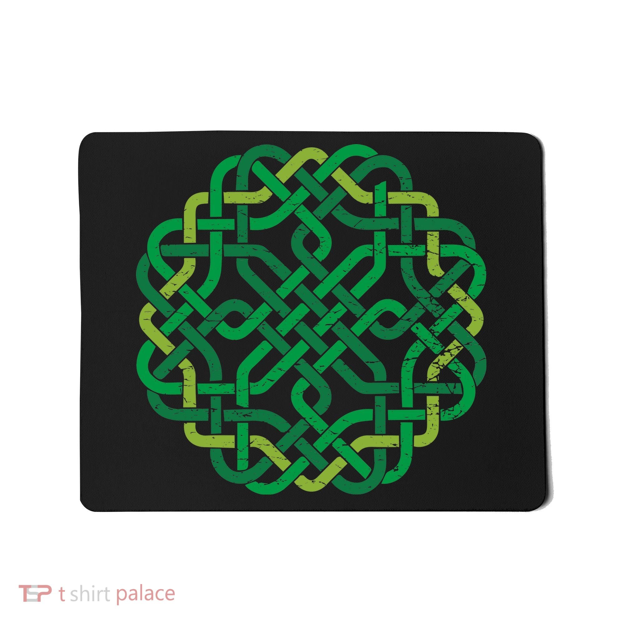 Celtic Knot Gaelic Knotwork St Patrick's Day Mousepad