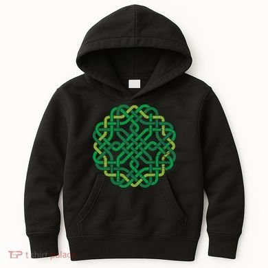 Celtic Knot Gaelic Knotwork St Patrick's Day Kids Hoodie