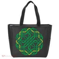 Celtic Knot Gaelic Knotwork St Patrick's Day Tote Bag thumb 0