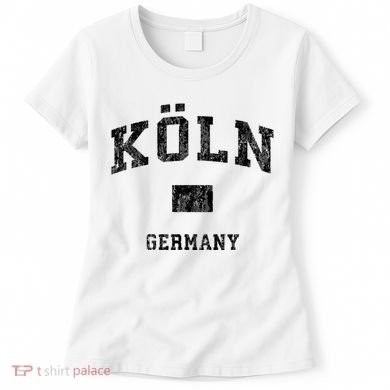 Cologne Koln Germany Vintage Athletic Sports Design Hoo Women's T-Shirt